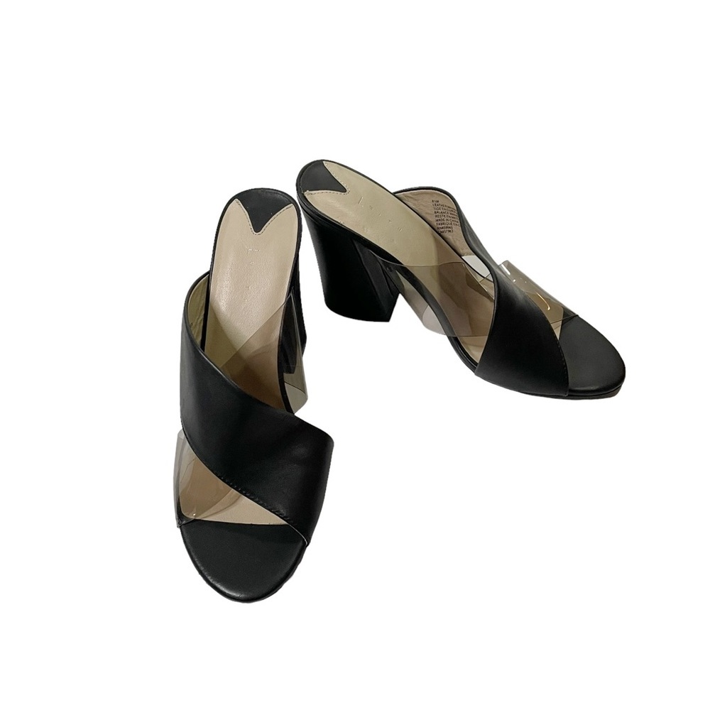 Leith 4” Chunky Heel Sandal Shoes Criss Cross Strap Size 8.5 Formal Business